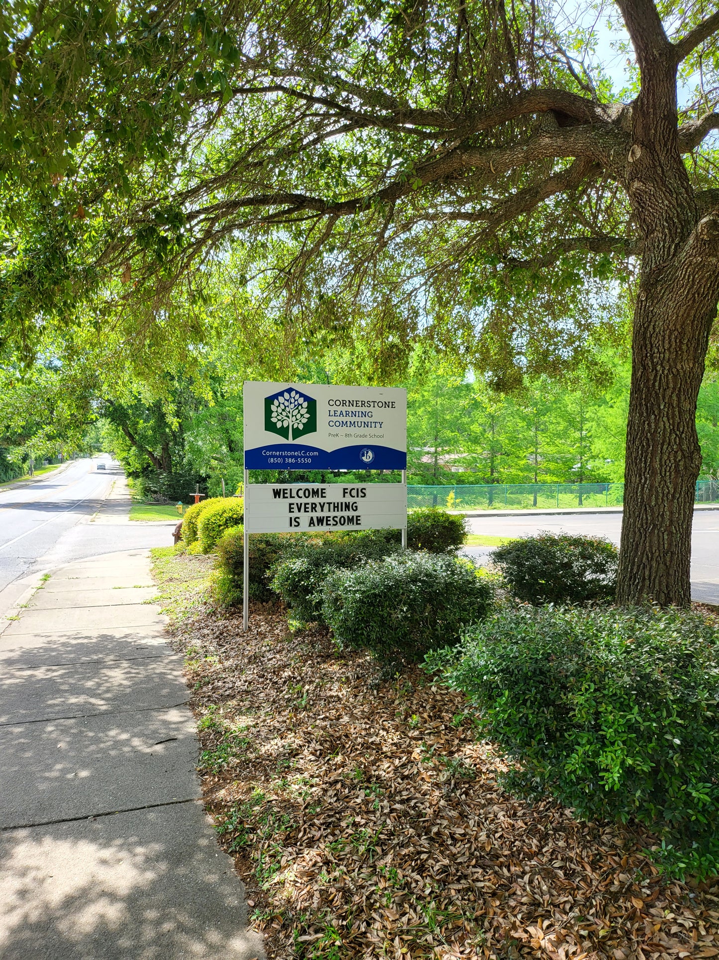 Entrance Sign with Marquee