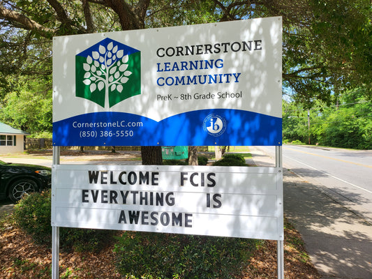 Entrance Sign with Marquee Exhibit
