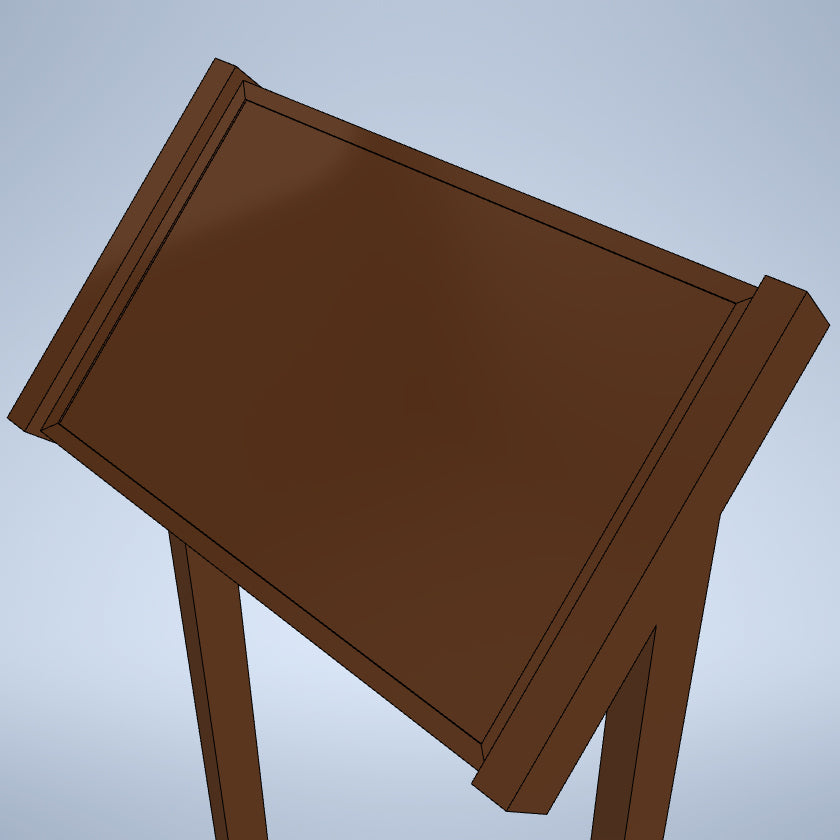 Angled Wayside Exhibit Mount (Aluminum/Steel)