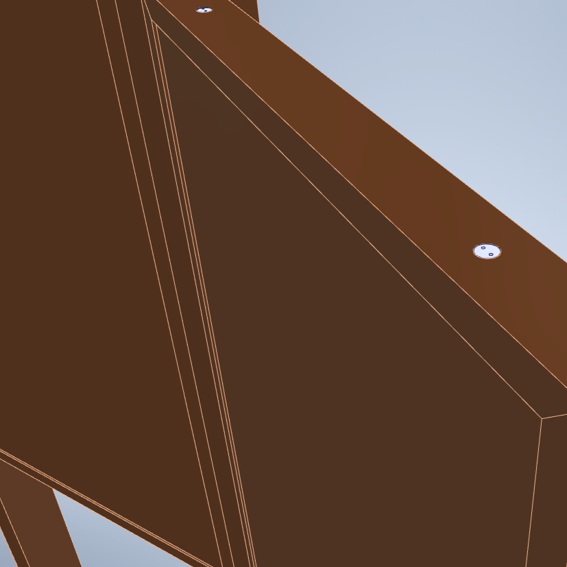 Double Upright Offset Wayside Exhibit Mount (Aluminum/Steel)