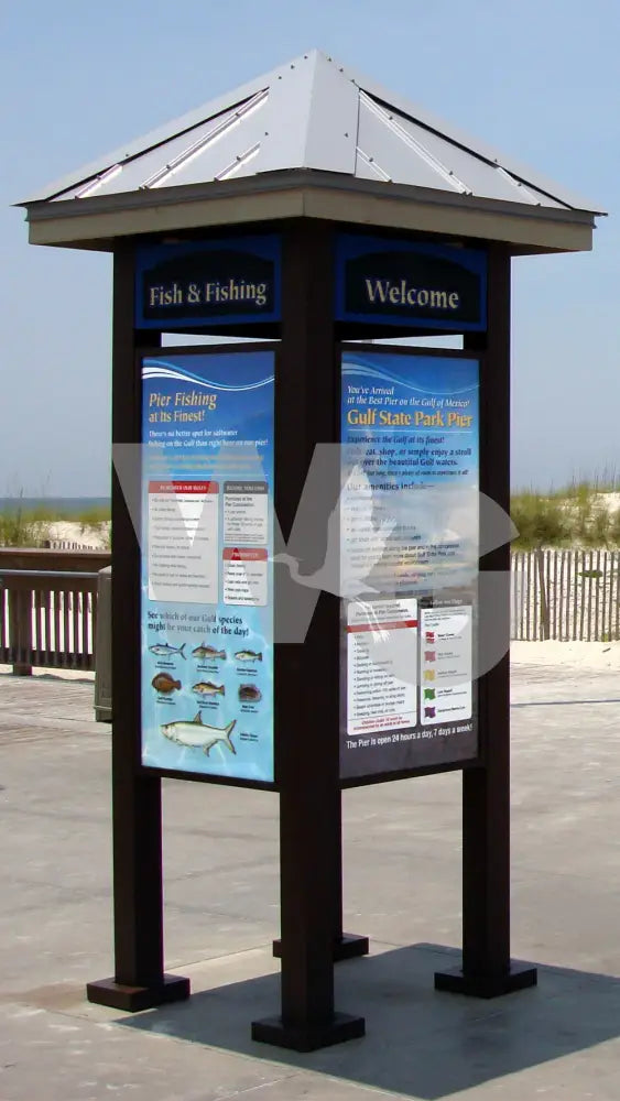 Towne Center Kiosk (Aluminum/Steel)