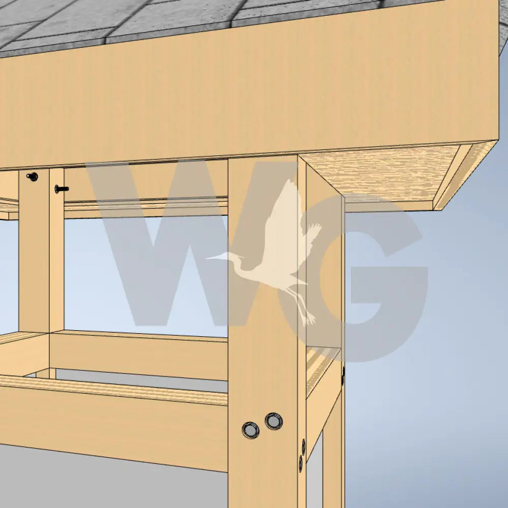 Towne Center Kiosk (Wood/Recycled Lumber)