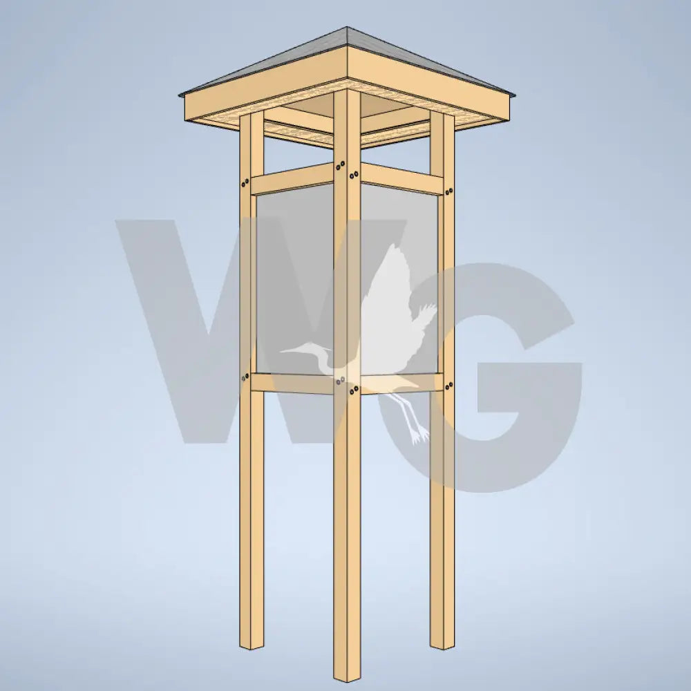 Towne Center Kiosk (Wood/Recycled Lumber)