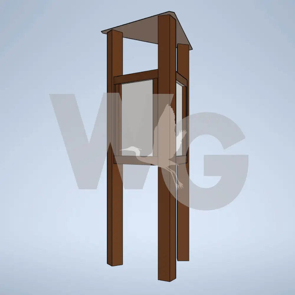 kiosk tarp Triangular Kiosk 3 (Aluminum/Steel)