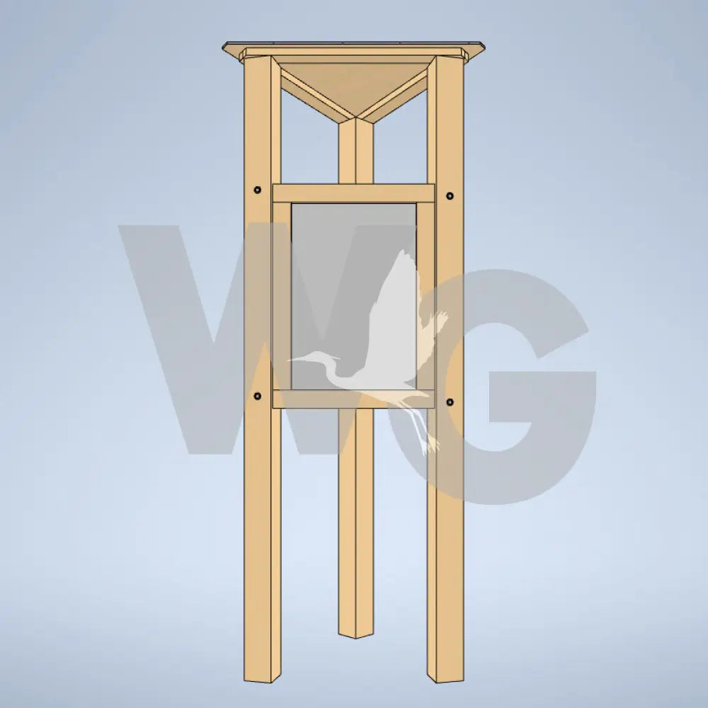 Triangular Kiosk (Wood/Recycled Lumber)