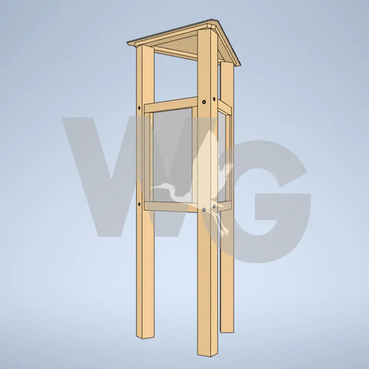 Triangular Kiosk (Wood/Recycled Lumber)