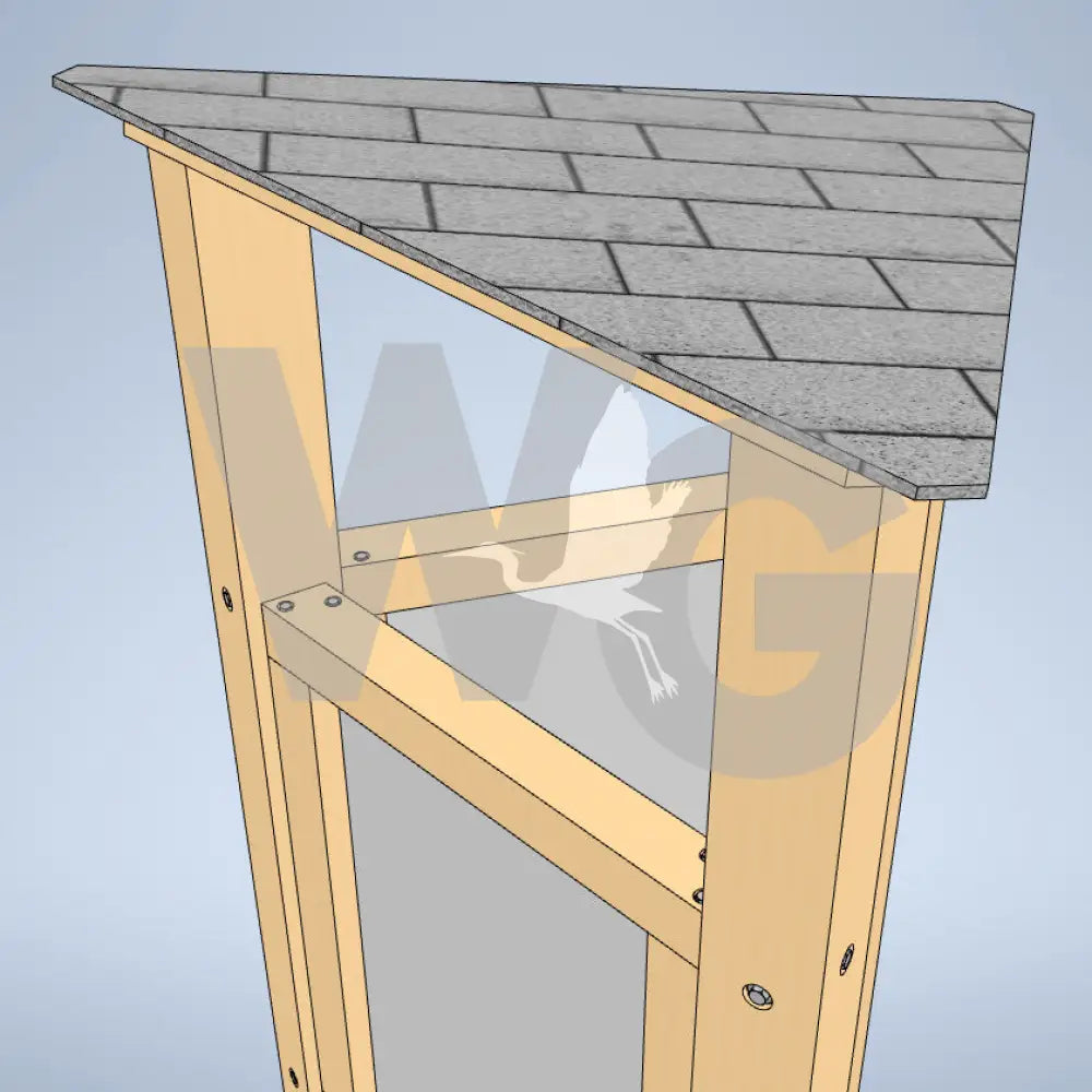 Triangular Kiosk (Wood/Recycled Lumber)
