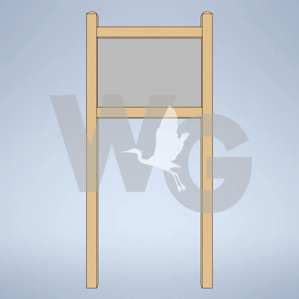 Upright Wayside Exhibit Mounts (Wood/Recycled Lumber)
