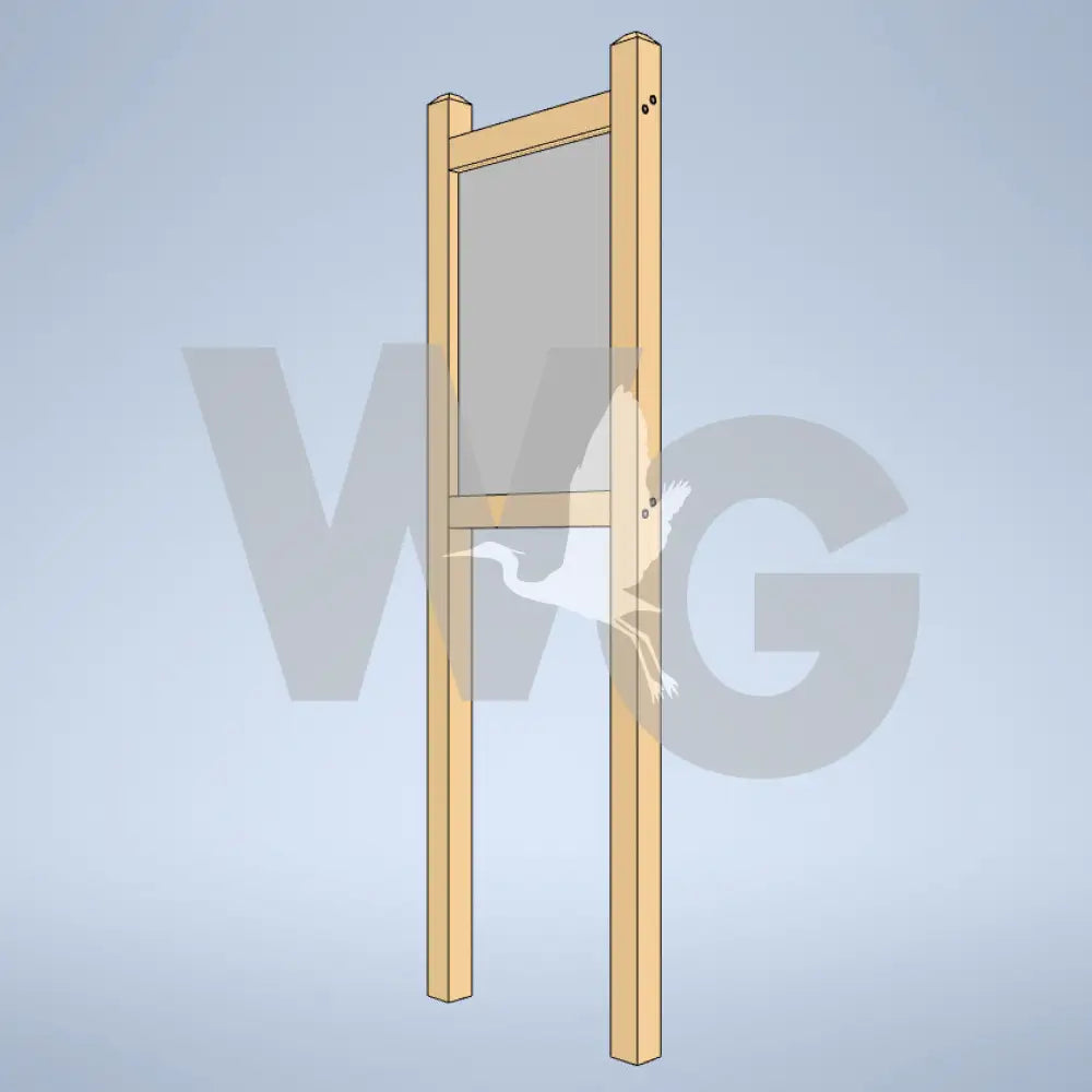 Upright Wayside Exhibit Mounts (Wood/Recycled Lumber)