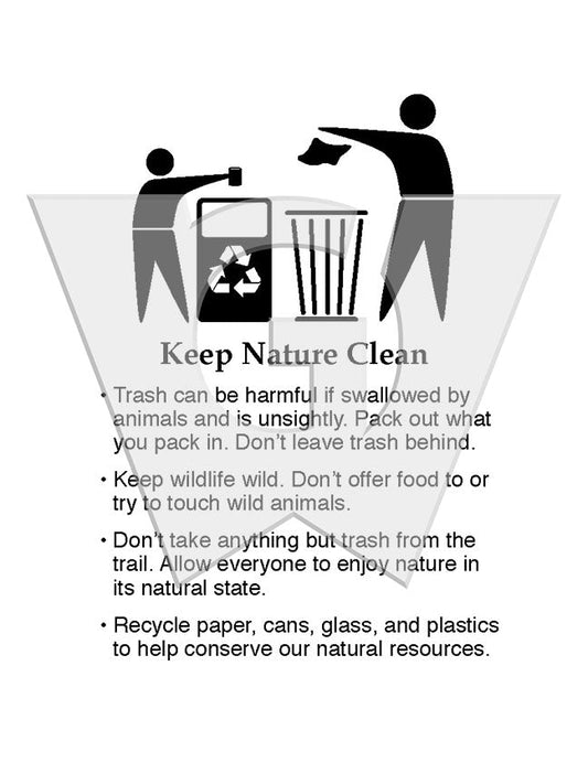 Keep Nature Clean Sign