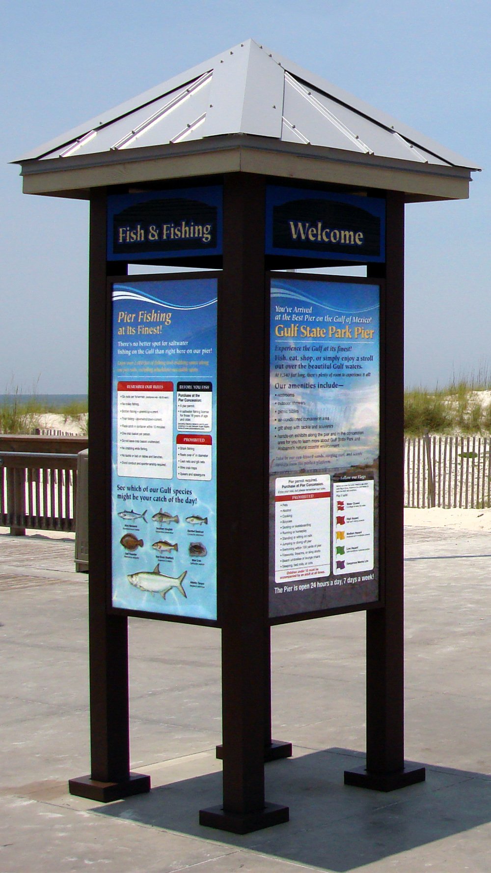 Towne Center Kiosk (Aluminum)