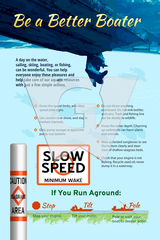 Be a Better Boater Sign