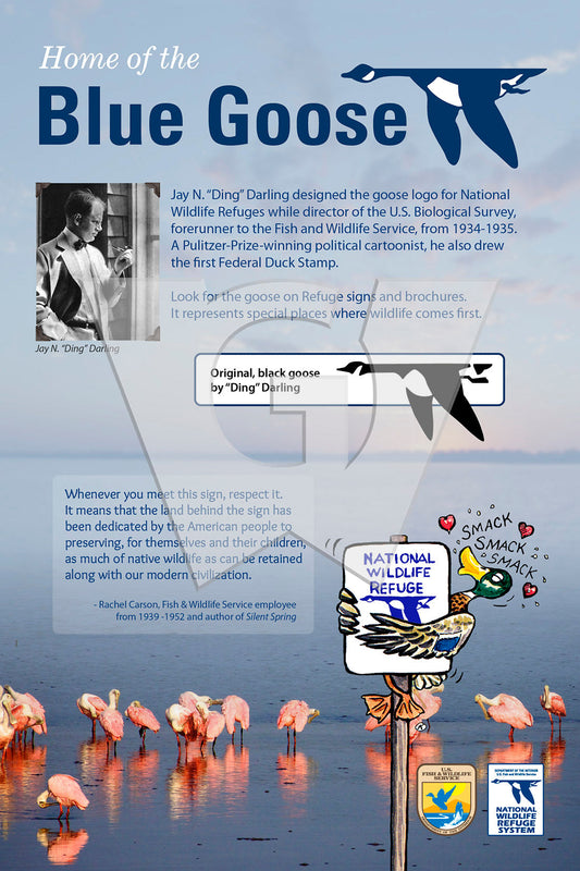 Home of the Blue Goose Sign