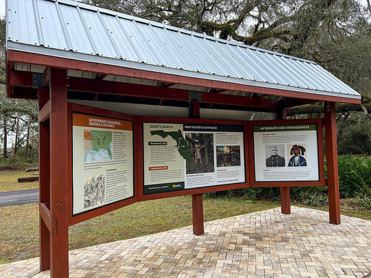 Building for History: Custom Kiosk at Dade Battlefield Historic State Park