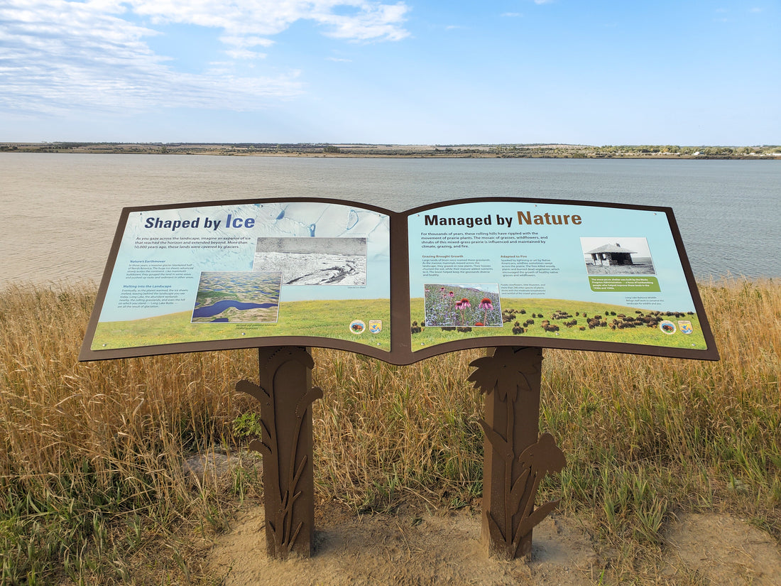 Custom Aluminum Wayside Mounts at Long Lake NWR