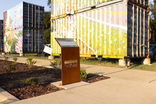 Industrial Art Meets Custom Fabrication: "The Stacks" at SoMo Walls