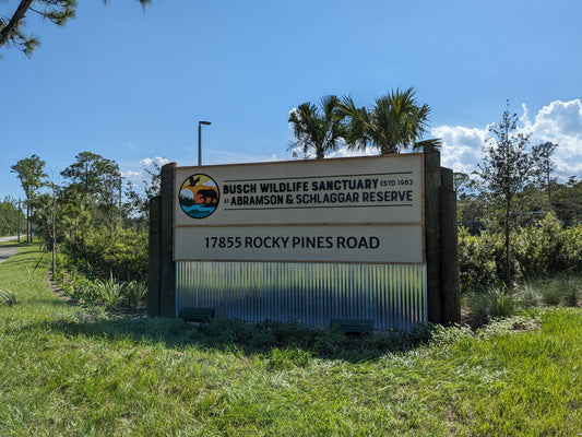Making a Great First Impression: The Front Entrance Sign at Busch Wildlife Sanctuary