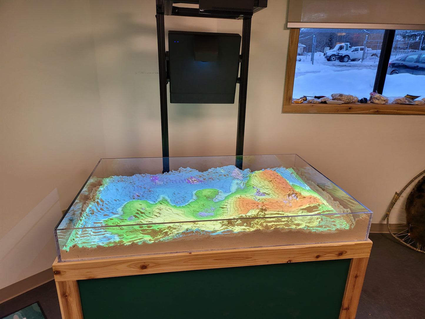 AR Sandbox Table Exhibit