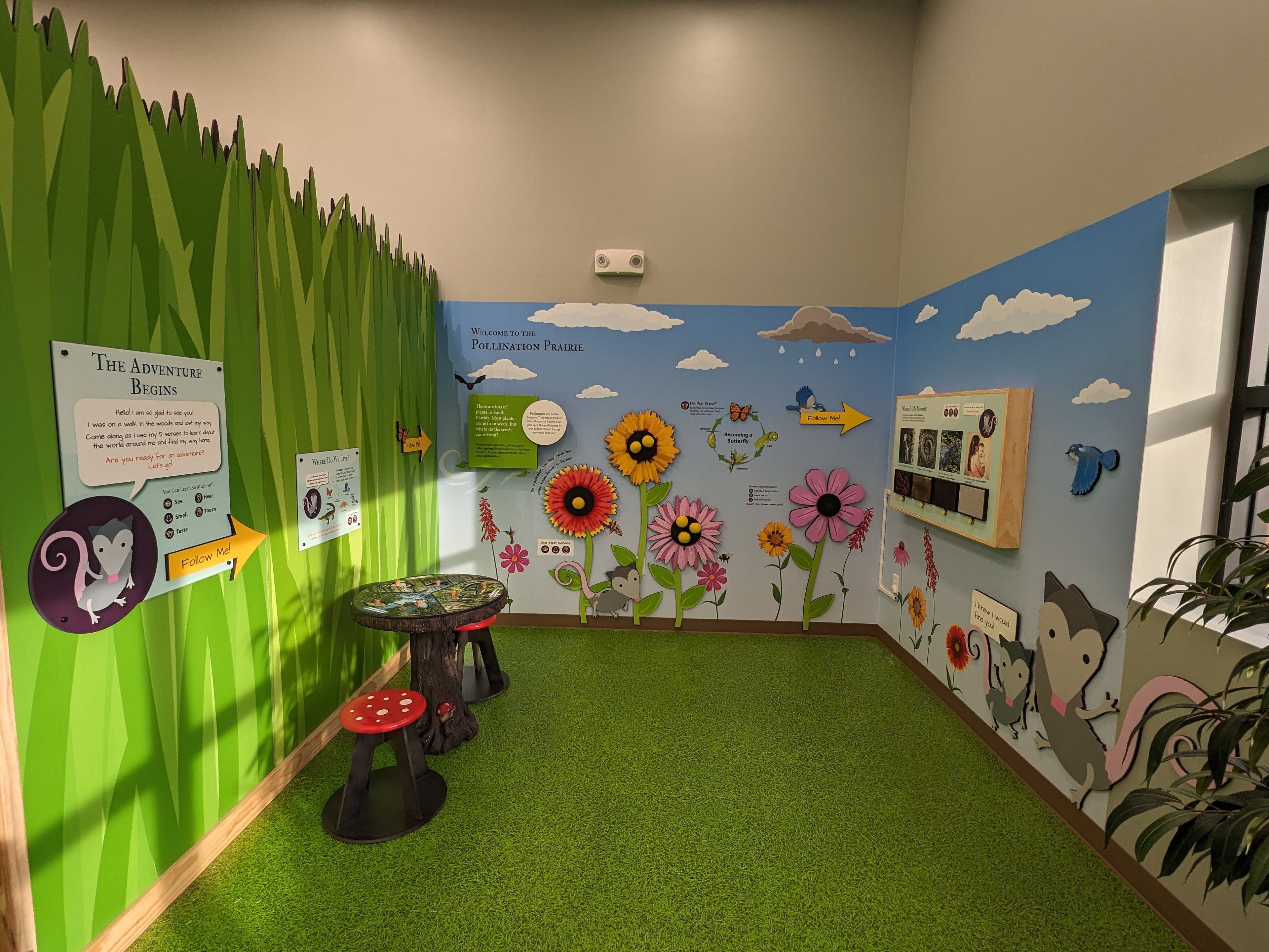 Kid's Interactive Exhibit Corner