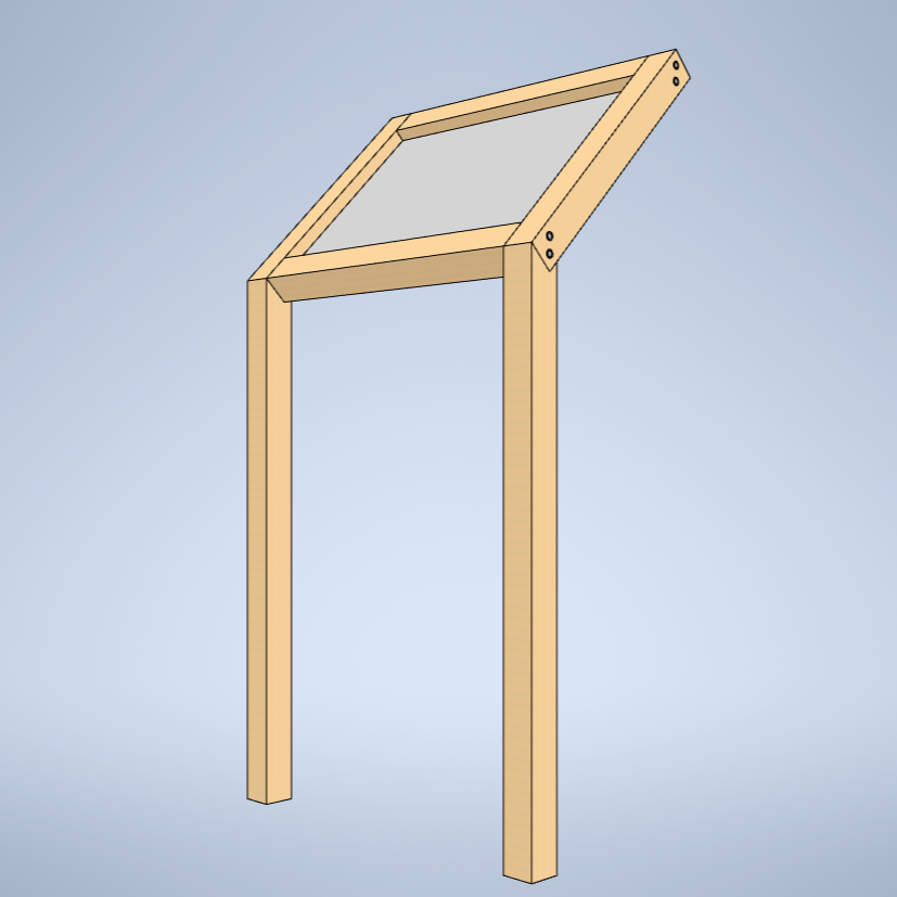 Cantilevered Mount (Wood)