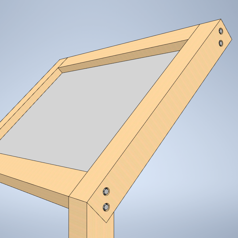 Cantilevered Mount (Wood)