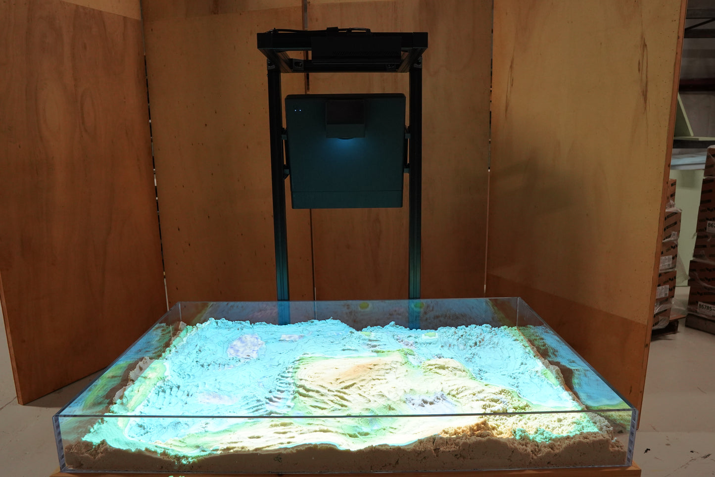 AR Sandbox Table Exhibit