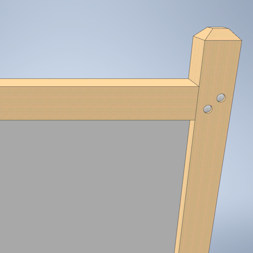 Double Upright Mounts (Wood)