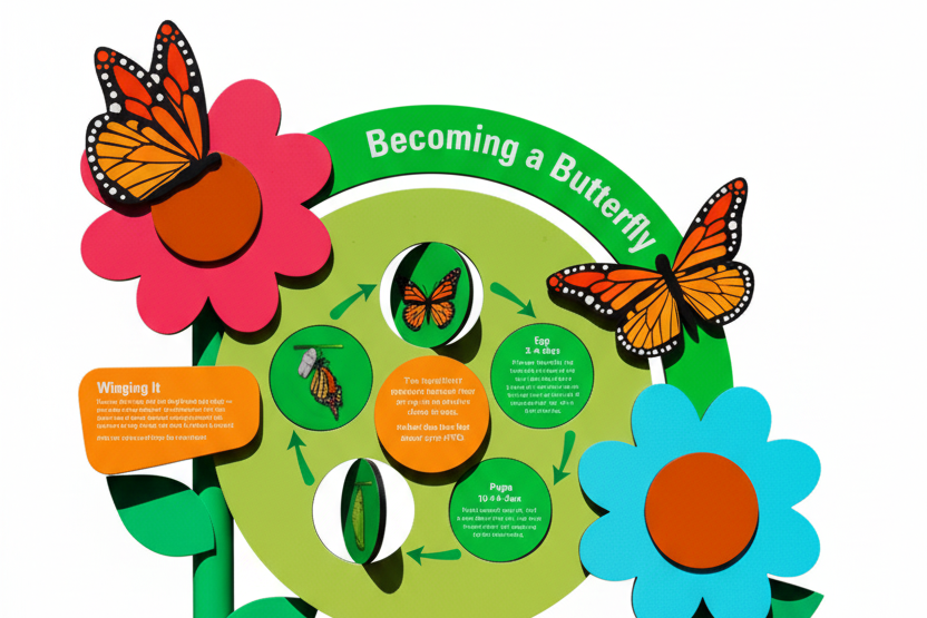 Outdoor Interactive Spinner Exhibit