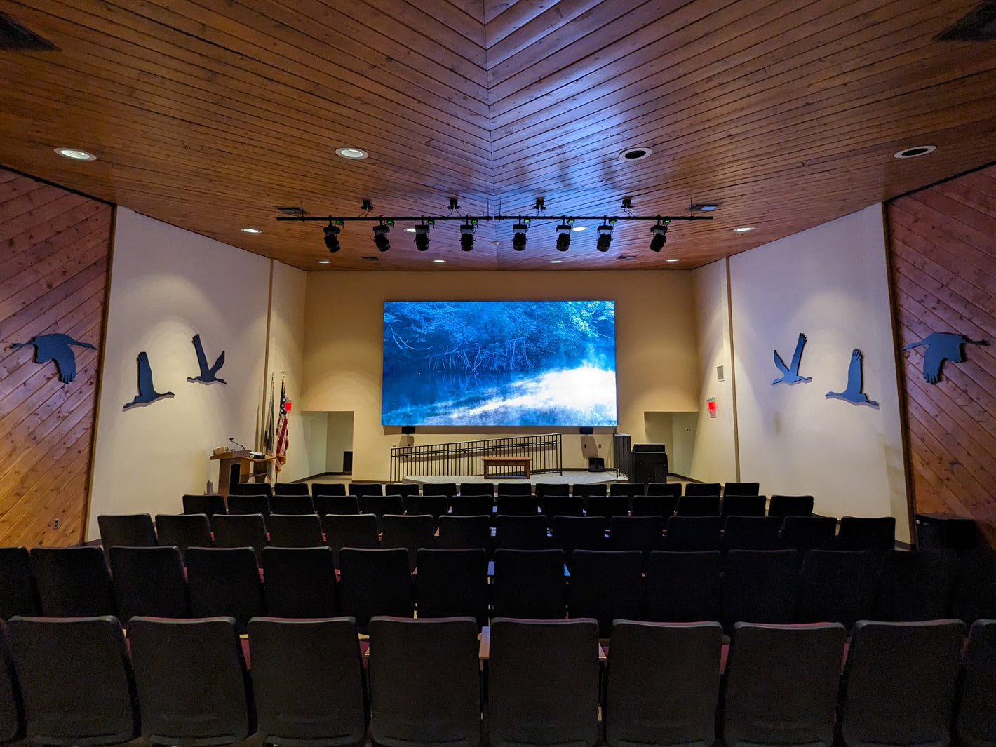 Wheeler NWR Auditorium Video Wall