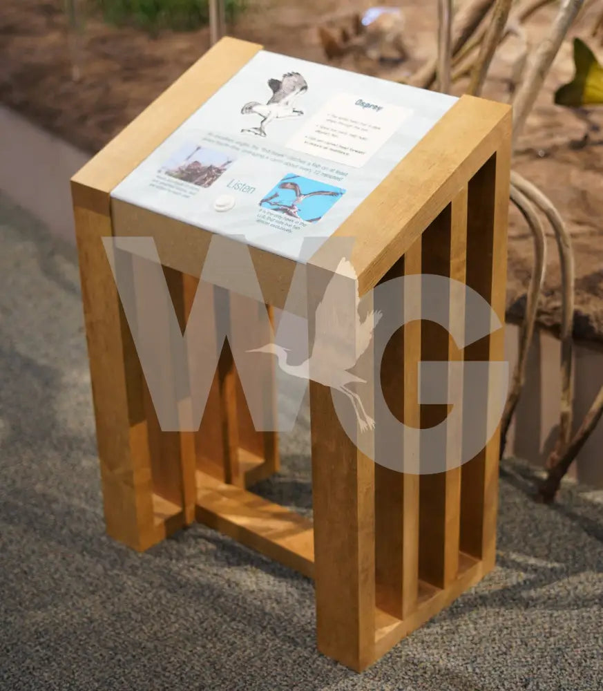 Angled Stand Alone Exhibit