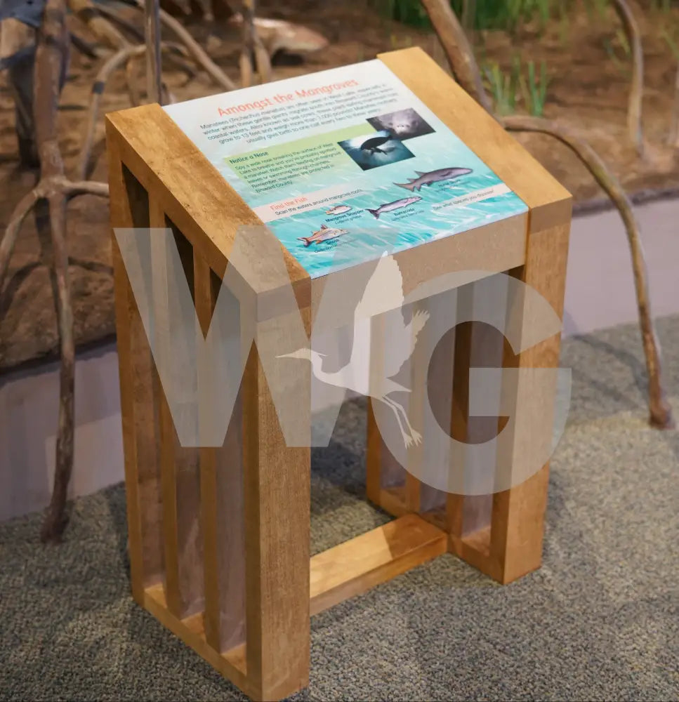 Angled Stand Alone Exhibit