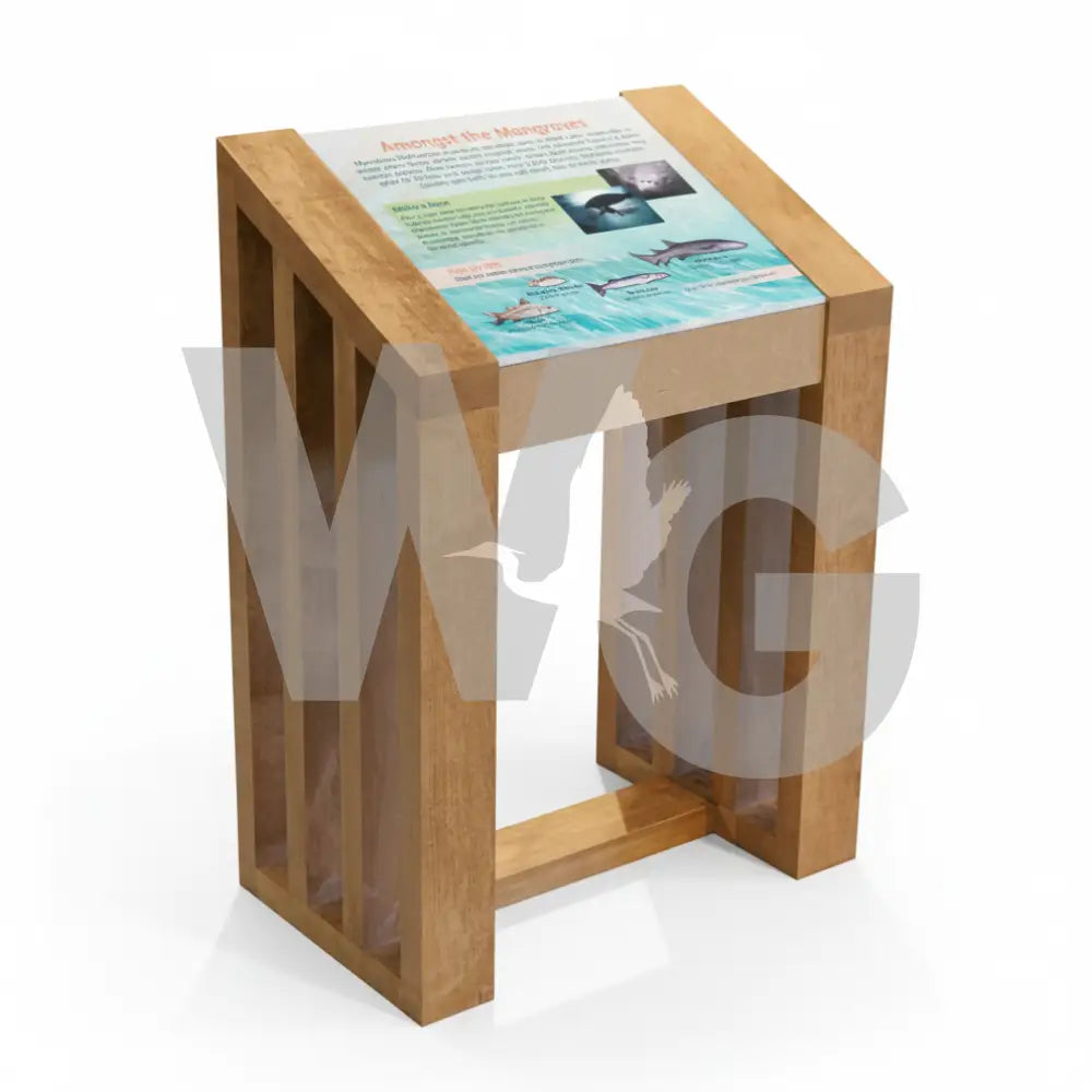 Angled Stand Alone Exhibit