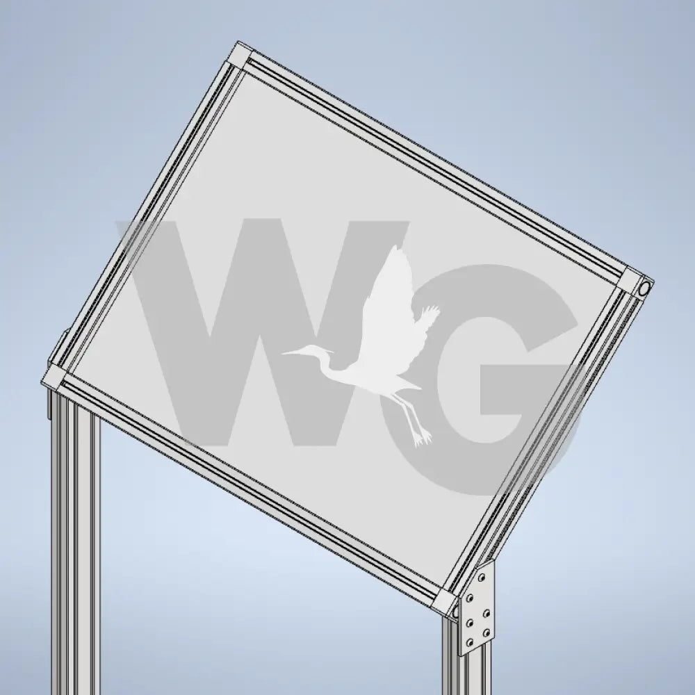 Cantilevered Wayside Exhibit Mount (Aluminum Extrusion)