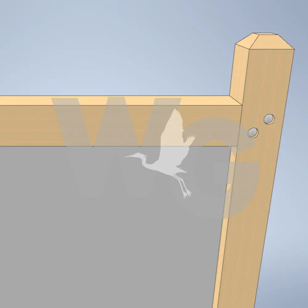 Double Upright Wayside Exhibit Mount (Wood/Recycled Lumber)