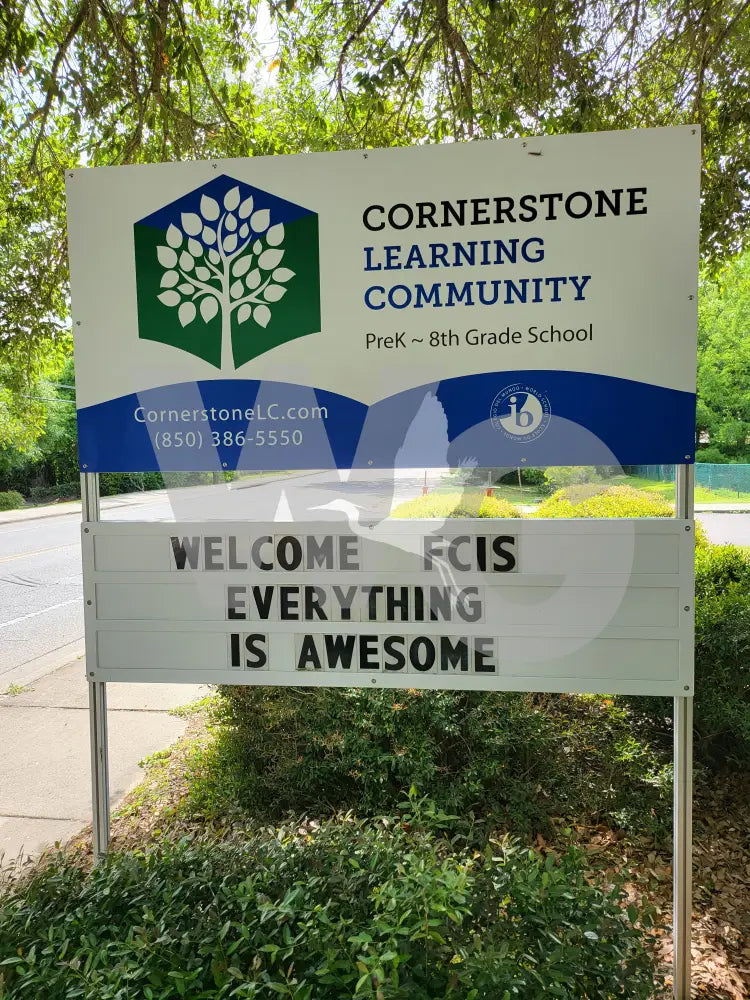 Entrance Sign with Marquee Exhibit