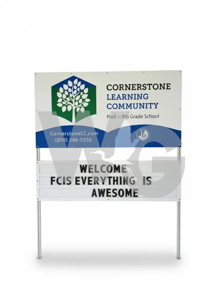 Entrance Sign with Marquee Exhibit