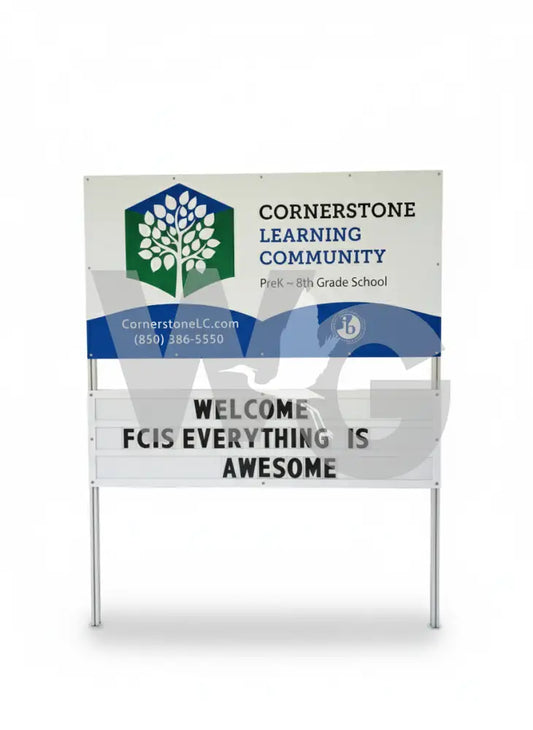 Entrance Sign with Marquee Exhibit