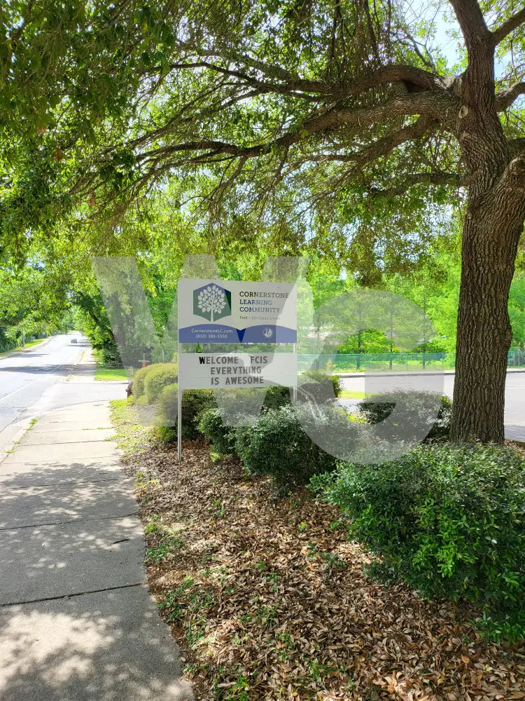Entrance Sign with Marquee Exhibit