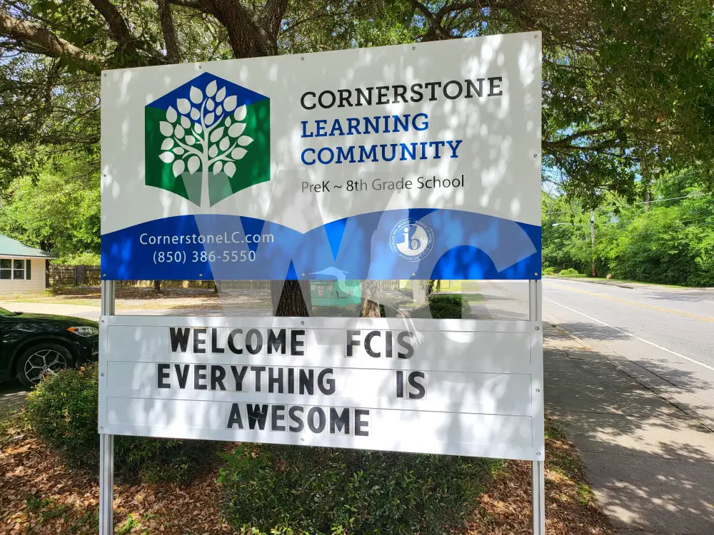 Entrance Sign with Marquee Exhibit