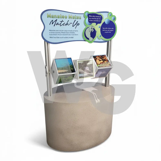 Horizontal Spin Cube Exhibit