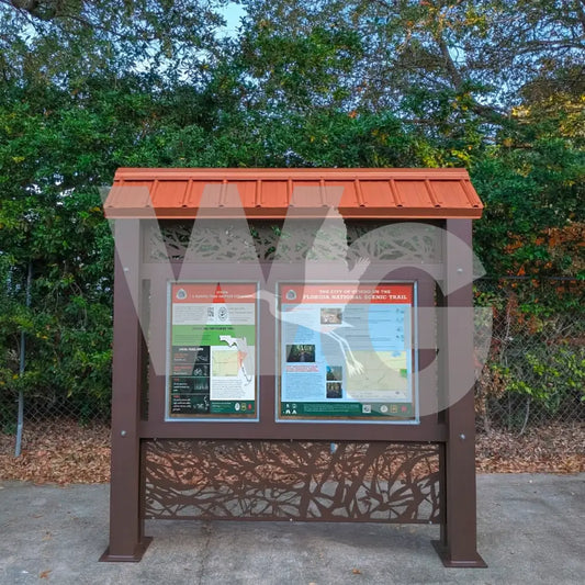 Cladding Kiosk (Aluminum/Steel) Outdoor Kiosks – Wilderness Graphics, Inc.