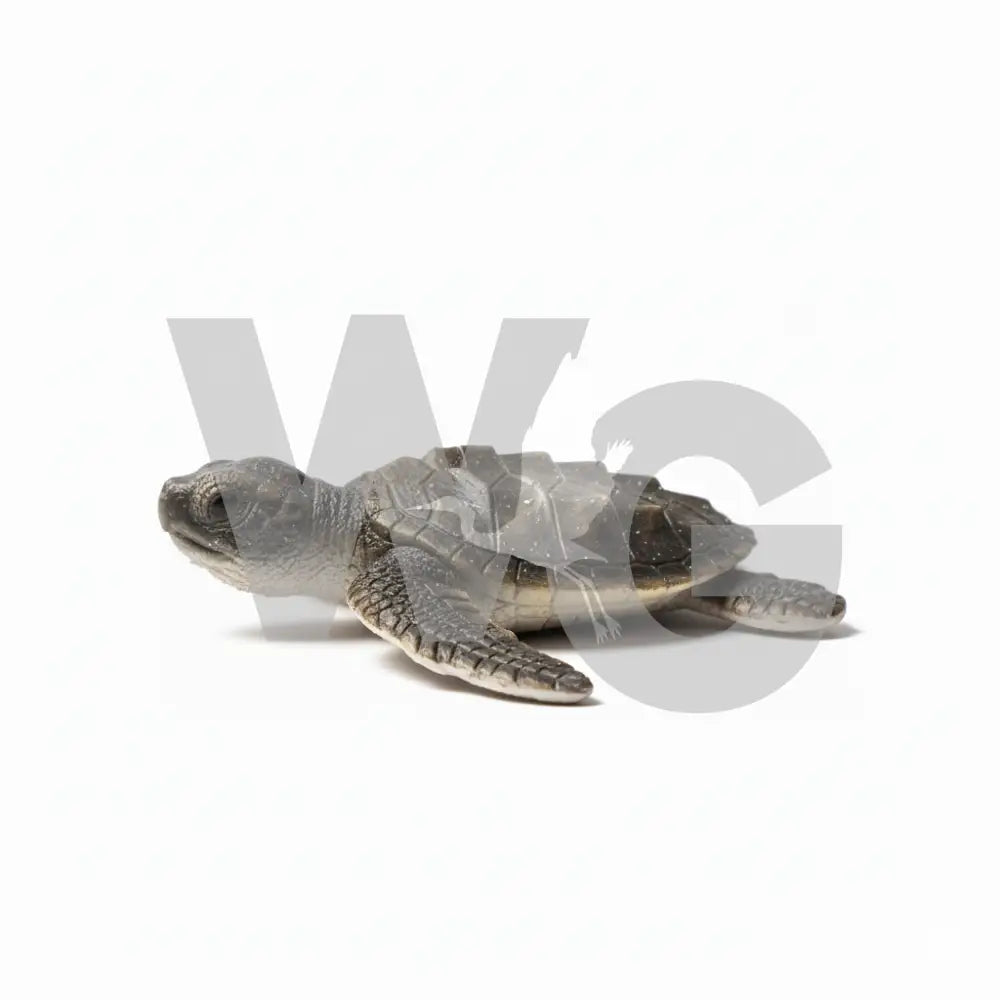 Life Size Sea Turtle Hatchling Diorama Model/Mount