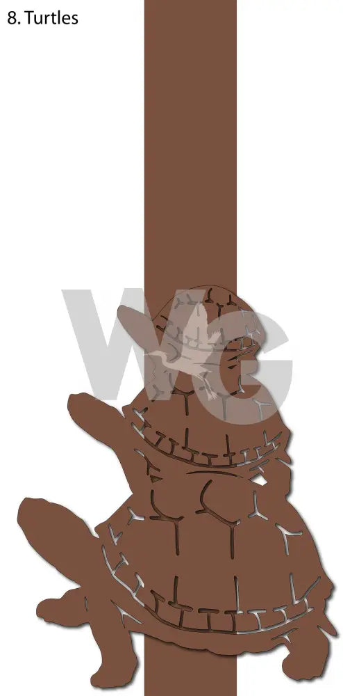 Powder Coated Aluminum Designs Turtles