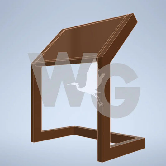 Sled Wayside Exhibit Mount (Aluminum/Steel)