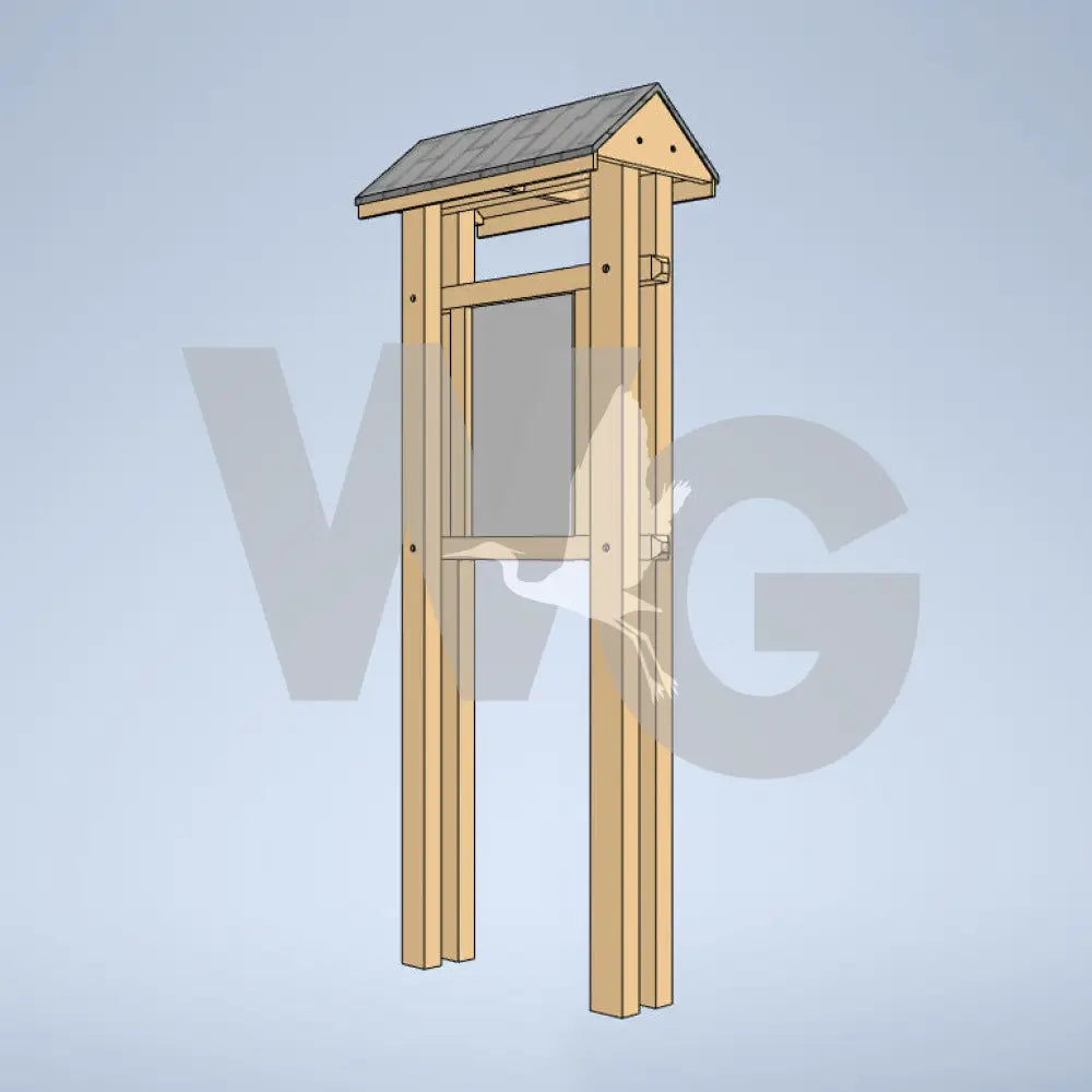 Trailhead Kiosk 1 (Wood/Recycled Lumber)
