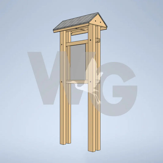 Trailhead Kiosk 1 (Wood/Recycled Lumber)