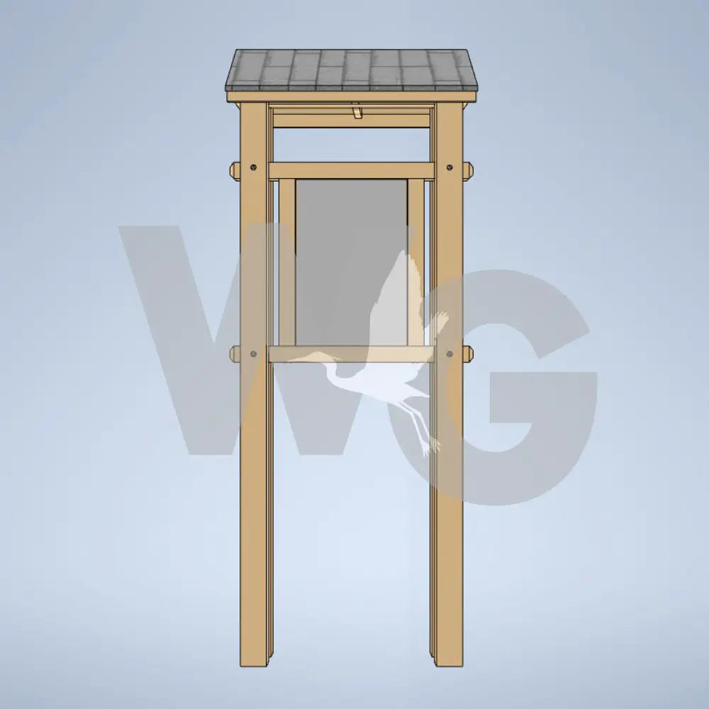 Trailhead Kiosk 1 (Wood/Recycled Lumber)
