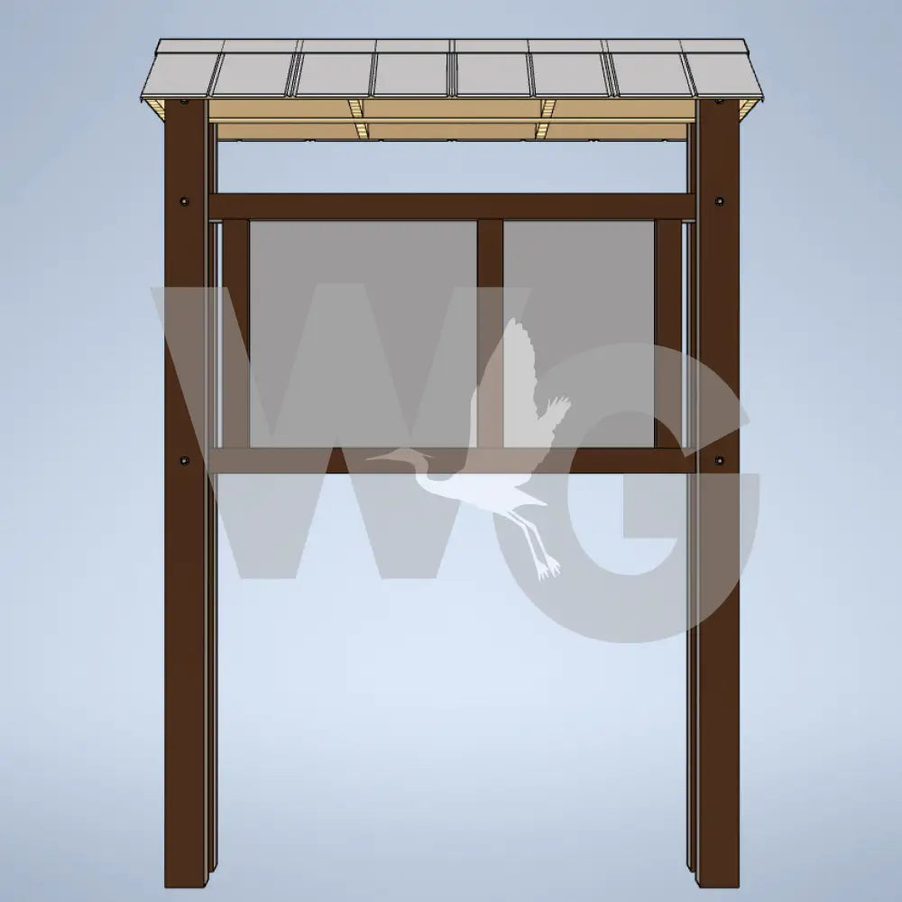 Trailhead Kiosk 3 (Aluminum/Steel)