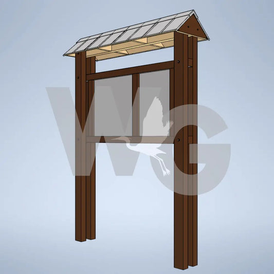 Trailhead Kiosk 3 (Aluminum/Steel)
