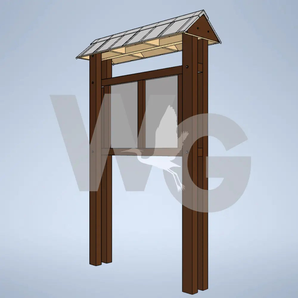 Trailhead Kiosk 22 (Aluminum/Steel)